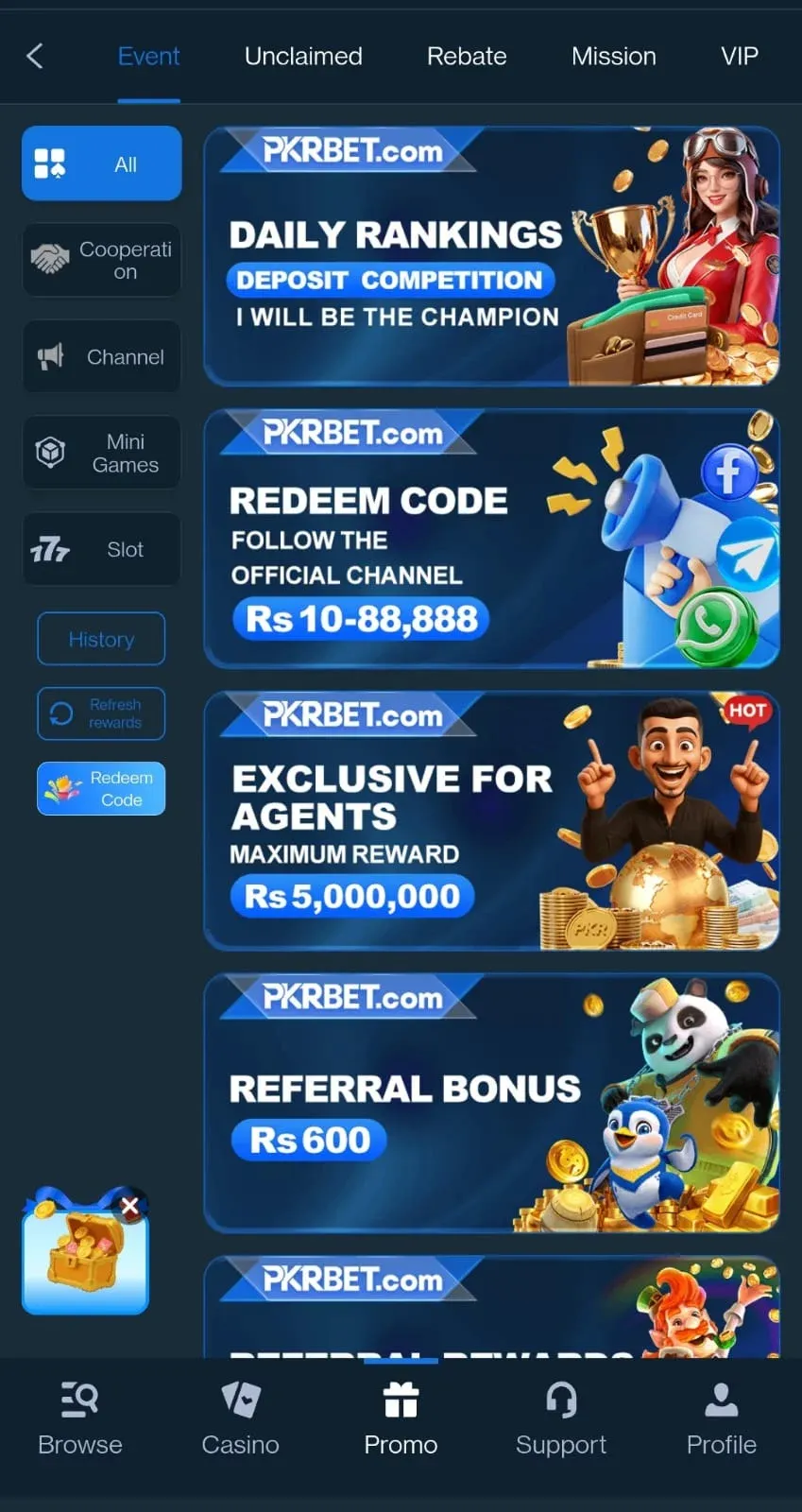 PKR BET Game
